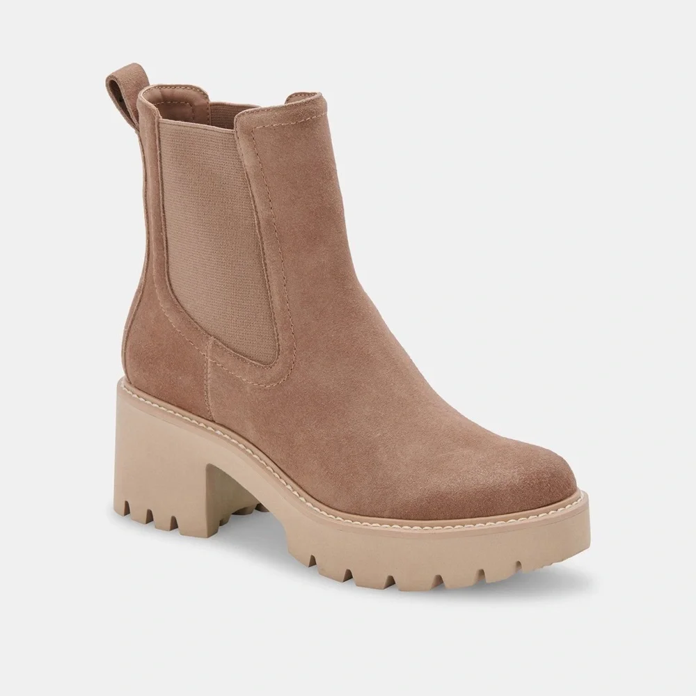 Dolce Vita| Hawk H2O Booties Mushroom Suede - Picture 3 of 11